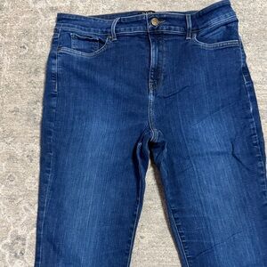 NYDJ Dark Blue Straight Leg Jeans